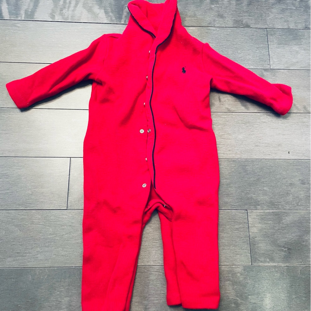 Ralph Lauren Knit baby romper